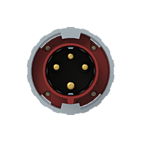 ABB Vidlice, 4p., 63 A, IP67, 6 h 2CMA166786R1000