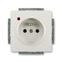ABB SWING Zásuvka 5598G-A02349 S1 jednonásobná, s ochranou před přepětím, světle šedá