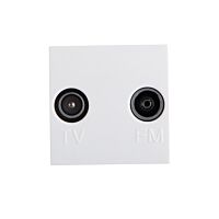 KANLUX Zásuvka TV-R BIURO 02-1320-102 bi průběžná