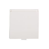 KANLUX Zásuvka 1násobná s clonkami BIURO 04-1230-102 bi SCHUKO