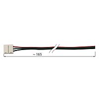 MCLED Konektor double white LED pásků šíře 10mm, 3 piny, připojovací