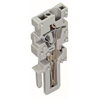 WAGO Modul 769-502 1vodičový středový modul s pružinovou svorkovnicí CAGE CLAMP® 4 mm², šedá