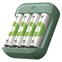 GP NABÍJEČKA B423 + RECYKO 4× AA 2100
