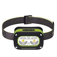 NABÍJECÍ ČELOVKA LED + LED 175 LM, 800 M