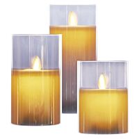 Dekorace SVÍČKA LED 3x t.b. IP20