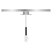 LED SVITIDLO GLASO 30CM 6W 700LM IP44 NW