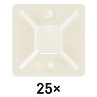SAMOLEPICÍ PATKA 20×20MM 3M TAPE BÍLÁ 25