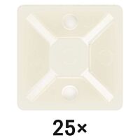 SAMOLEPICÍ PATKA 30×30 3M TAPE BÍLÁ 25KS