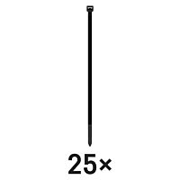 STAHOVACÍ PÁSKA 450×7,6MM ČERNÁ 25KS