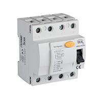 KANLUX IDEAL Chránič proudový KRD6-4/100/30-A 400 VAC 100A 50Hz IP20