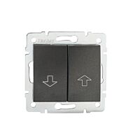 KANLUX MOWION Spínač LOGI žaluziový 250V AC pod omítku 71x71mm IP20