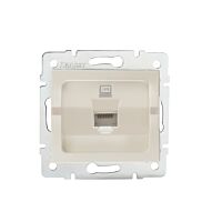 LOGI Datová zásuvka RJ45Cat 6 Jack - kré