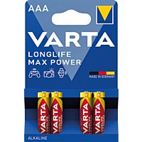 VARTA Baterie mikrotužková MAX Power R3 1,5V AAA blistr 4ks