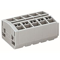 WAGO Svorka 264-255 4vodičová Bez tlačítka Se západkami, šedá