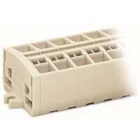 WAGO Svorka 264-289 4vodičová Bez tlačítka Vhodná pro aplikace Ex e II, šedá