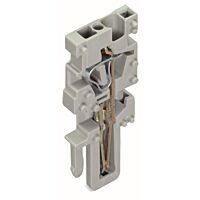 WAGO Modul 769-503 1vodičový koncový modul s pružinovou svorkovnicí CAGE CLAMP® 4 mm², šedá
