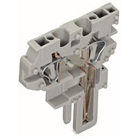 WAGO Modul 769-506 2vodičový koncový s pružinovou svorkovnicí CAGE CLAMP® 4 mm², šedá