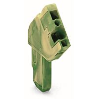WAGO Konektor 769-101/022-016 1vodičový (zásuvka), úhlový CAGE CLAMP® 4 mm² Zelenožlutá