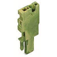 WAGO Modul 769-501/000-016 1vodičový počáteční modul s pružinovou svorkovnicí CAGE CLAMP® 4 mm², zelenožlutá