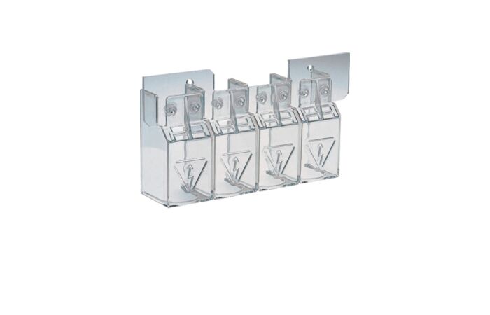 Kryt svorek pro otočný vypínač, 4P, 100-