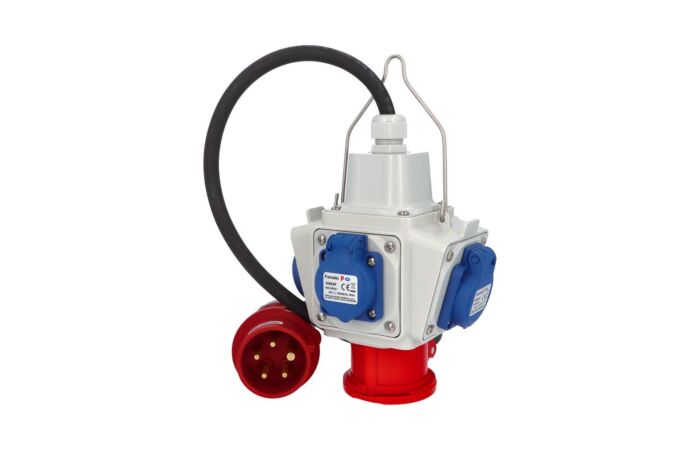 FAMATEL BOX zásuvkový závěsný PowerBOX pb20081 3x230V, 1x400V/16A/5 IP54