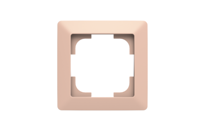 ABB ZONI Rámeček 3901T-A00010 142 jednonásobný, pudrová / bílá