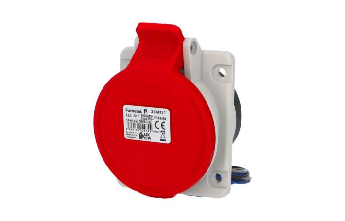 Zásuvka vestavná 23M331 IP44-54/400V/16A