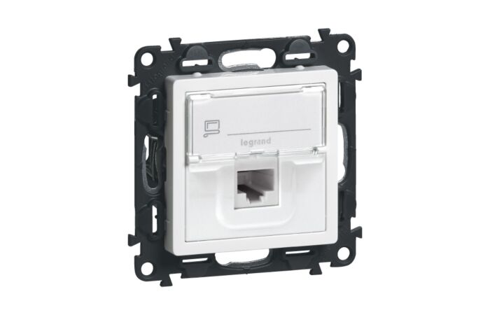 LEGRAND Zásuvka VALENA LIFE 1XRJ45 C5E UTP bílá