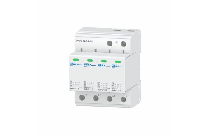 OEZ Svodič SVBC-12,5-4-MZ TN-S (3L+N+PE) kombinovaný bez dálkové signalizace