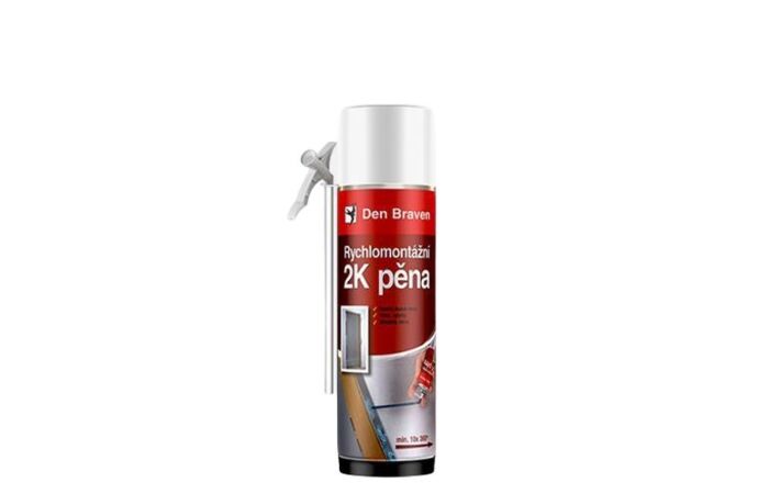 DEN BRAVEN Pěna 2K montážní trubičková rychletuhnoucí 400ml