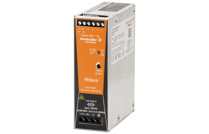 Zdroj Weidmuller PRO ECO3 120W 24V 5A