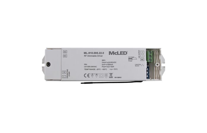 MCLED Driver ML-910.005.22.0 15W stmívatelný