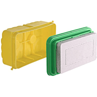 KAISER Insatlační krabice s minerálním víkem 150x90x70 mm, do betonu