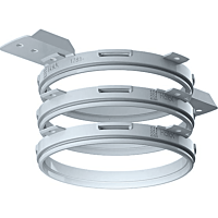 KAISER Nástavbový prstenec, HaloX 100 , výška 30mm, do betonu