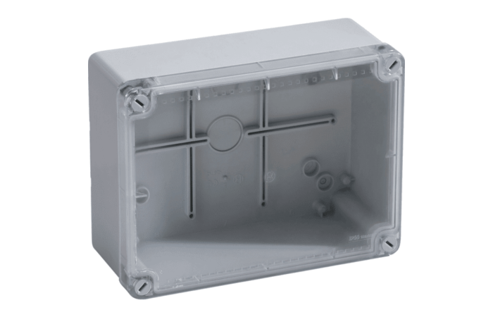 BOCCHIOTTI Skříň TRASP 04 05615 s průhlednými dveřmi IP56