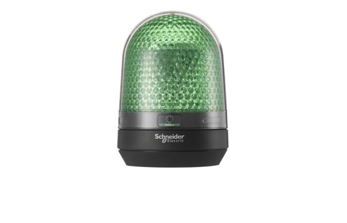 SCHNEIDER Rotační maják, bez bzučáku, DC 12~24 V, zelená