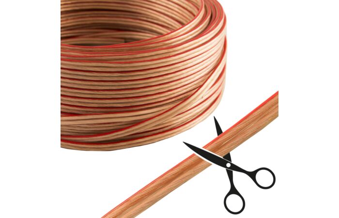 2-žilový kabel AWG 11, transparentní