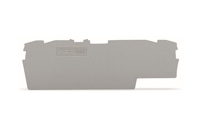 WAGO Bočnice 2002-1891 koncová a separátor 1 mm, šedá