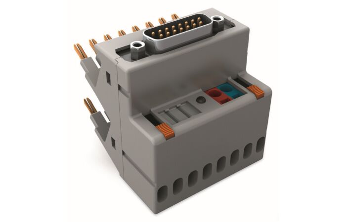 WAGO Adaptér 857-986 Interface 15pólová vstup se spínáním k plusu