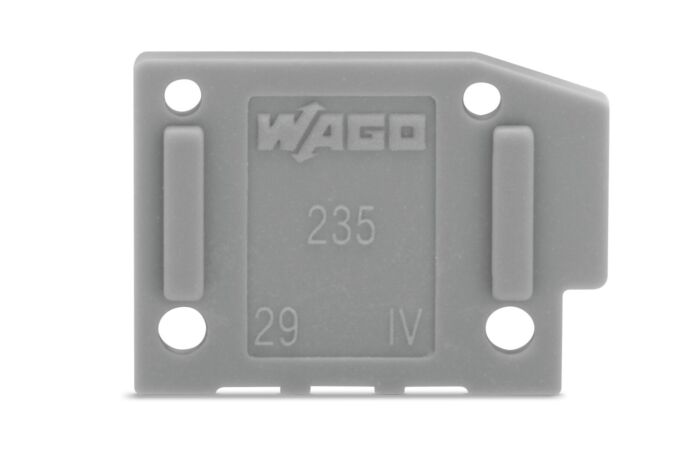 WAGO Bočnice 235-400 koncová možnost naklapnutí 1 mm, modrá