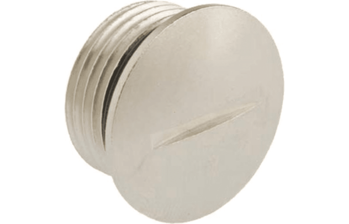 AGRO Závitová záslepka M40 kov kruhová -40 až 100°C dél záv 13mm