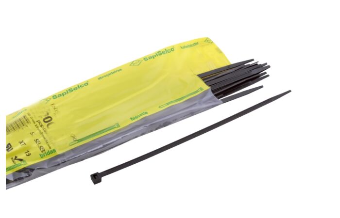 SAPISELCO Pásek vázací 200x2,5 černá (1000ks)