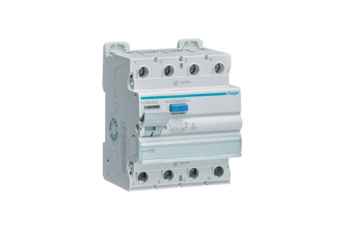 HAGER Chránič 40/4/0,03 CDA640D HAGER