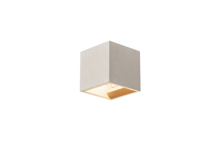 SLV Svítidlo SOLID CUBE 25W G9 QT14 nástěnné IP20 šedá