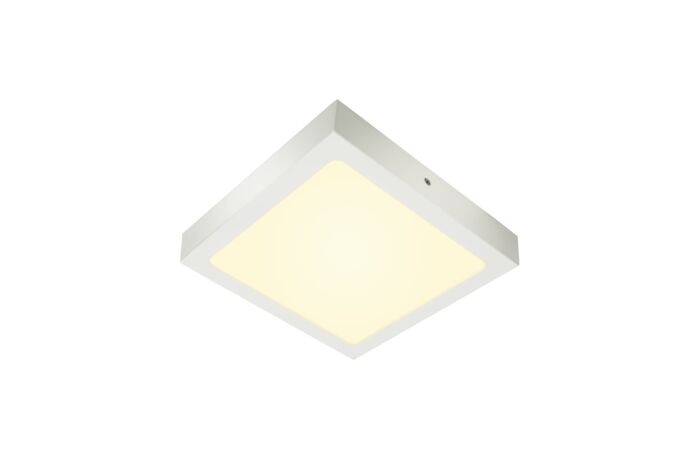 SENSER 24, Indoor, stropní LED svítidlo, hranaté, bílé