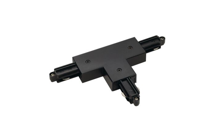 T-spojka pro vysokonapěťové 1fázové přisazené lišty, uzemnění vnější, vpravo, černá