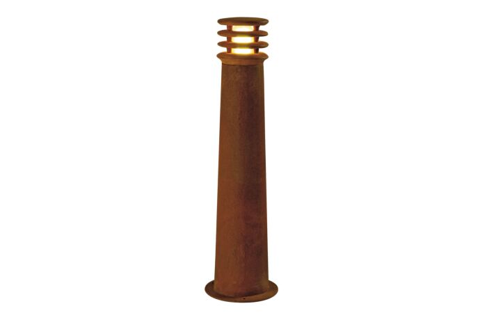 SLV Svítidlo RUSTY 70 11W E27 lampa stojací 70cm IP55 rezavá