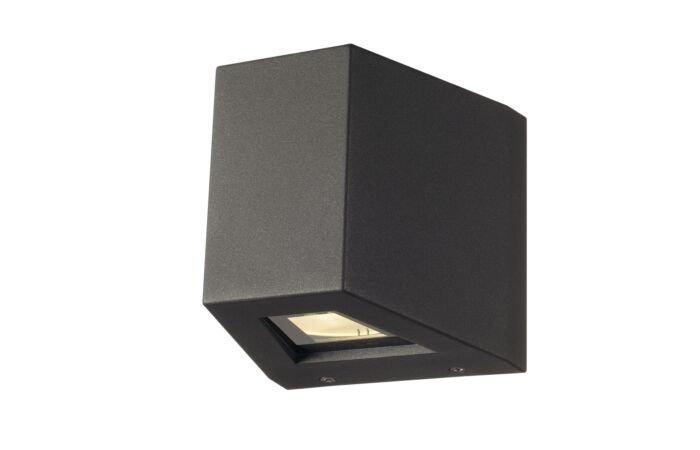 SLV Svítidlo LED OUT-BEAM 18W 740lm 3000K nástěnné 2 zdroje up/down IP44 antracit