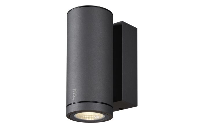 ENOLA ROUND S single Outdoor, nástěnné LED svítidlo, antracitové, CCT 3000/4000K