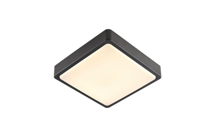AINOS SQUARE Outdoor, nástěnné a stropní LED svítidlo antracitové, spínač CCT 3000/4000K